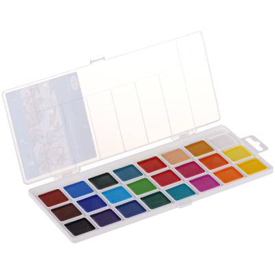 Акварель медовая New. Классическая, 24 цвета